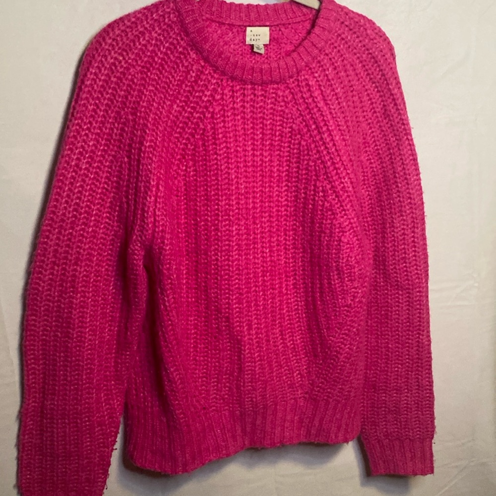 A new day pink sweater